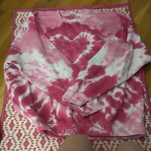 Urban Outfitters Pink Tie-Dye Sweatshirt